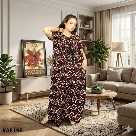 Premium Quality Linen Kaftan Maxi  KAF198
