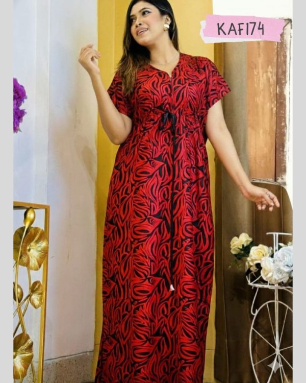 Premium Quality Linen Kaftan Maxi  KAF174