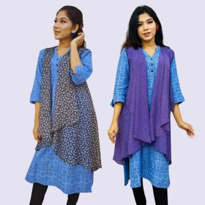 Semi Long Shrug for Women Set of Two SHR011