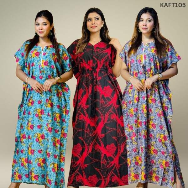 Long Kaftan Maxi Combo Pack of 3 (KAFT105)