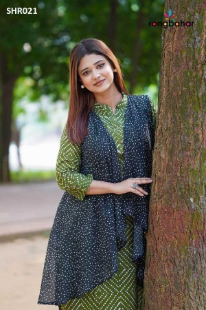 Semi Long Shrug for Women SHR021