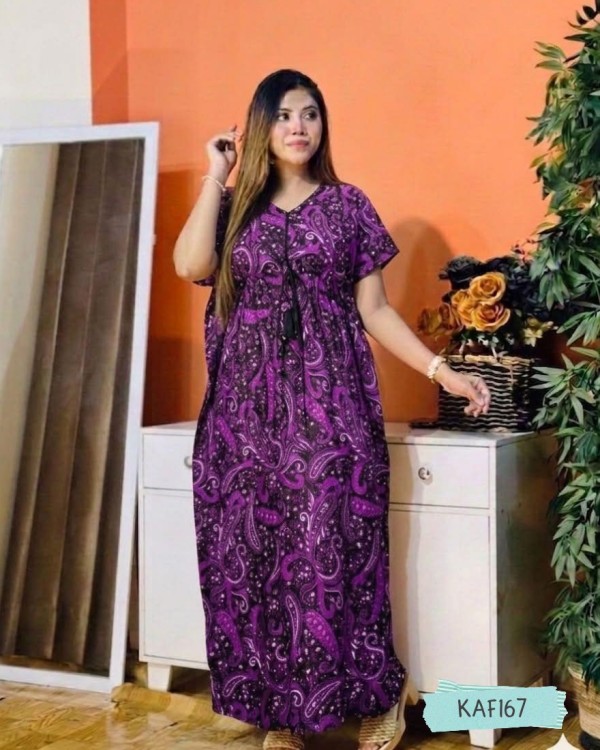 China Linen Kaftan Maxi  KAF167