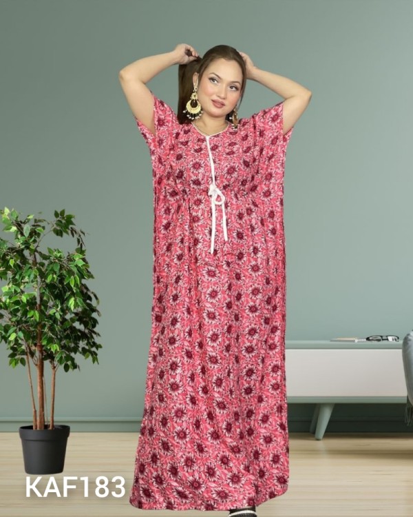 Premium Quality Linen Kaftan Maxi  KAF183