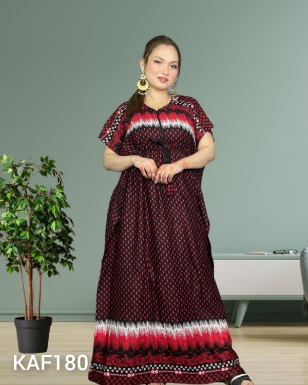 Premium Quality Linen Kaftan Maxi  KAF180