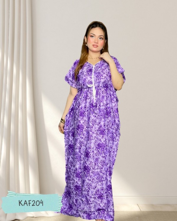 Premium Quality Linen Kaftan Maxi  KAF204