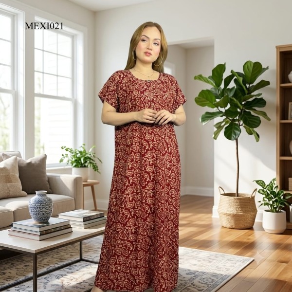 Premium Linen Fabric Maxi MEXI021