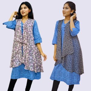 Semi Long Shrug for Women Set of Two SHR015