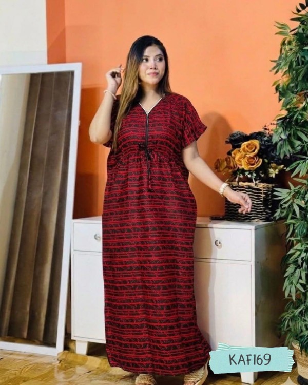 China Linen Kaftan Maxi  KAF169