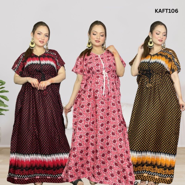 Long Kaftan Maxi Combo Pack of 3 (KAFT106)