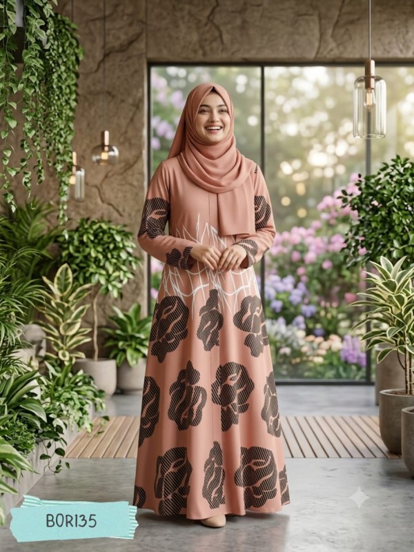 Premium Quality  zafran Fabric Borkha BOR135