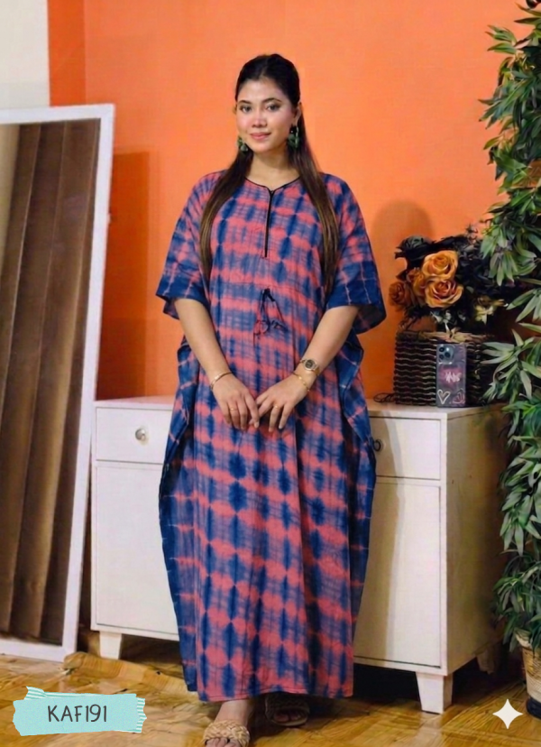 Tie-Dye Batik Kaftan Maxi KAF191